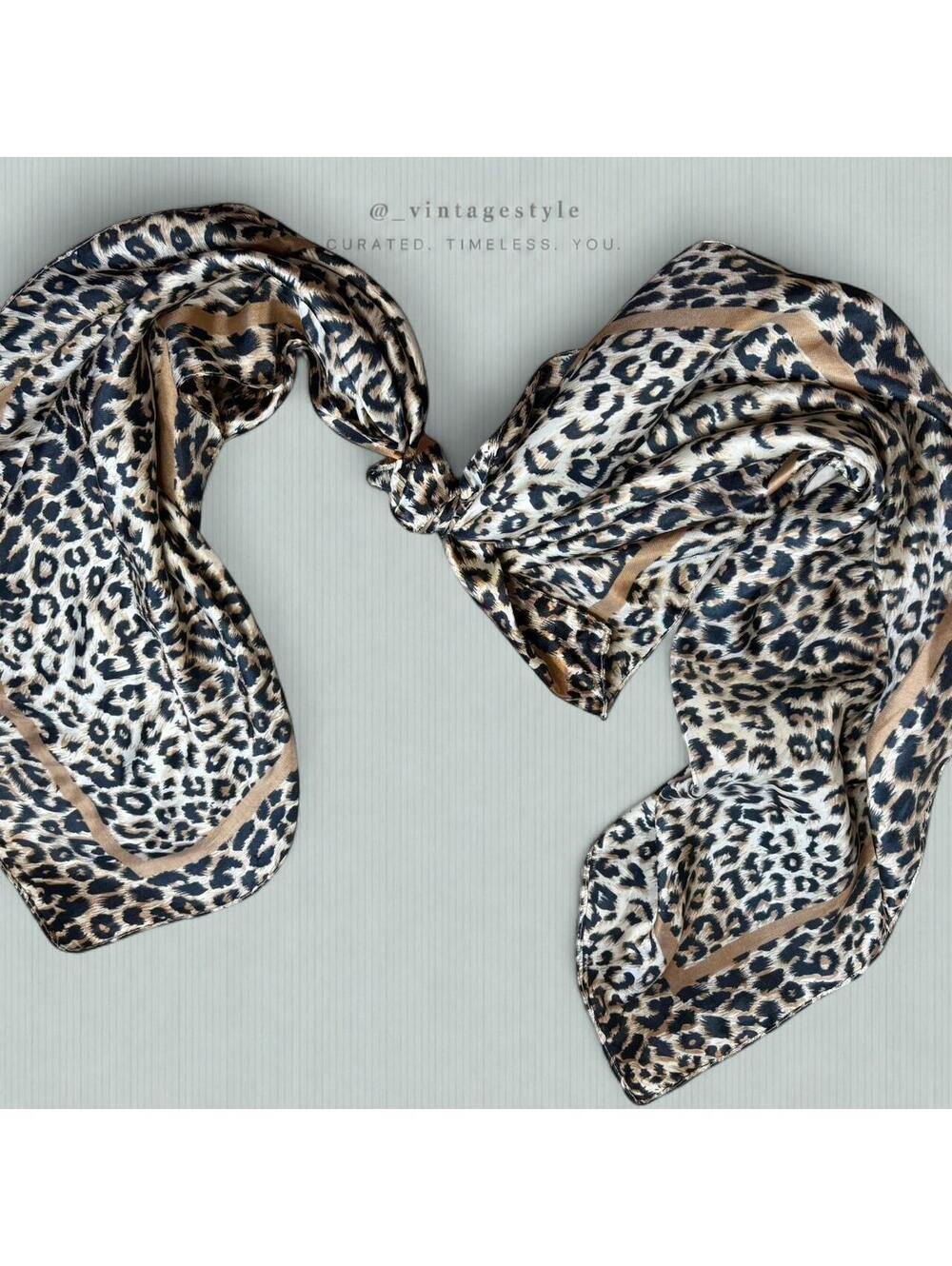 Women's Multi and Brown Scarf-wrap